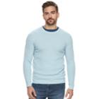 Men's Apt. 9 &reg; Modern-fit Textured Stretch Soft Touch Layering Sweater, Size: Medium, Light Blue