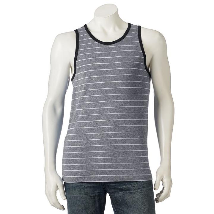 Men's Levi's&reg; Carom Tank, Size: Large, Dark Grey