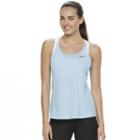 Women's Nike Dri-fit Mesh Racerback Tank Top, Size: Medium, Blue (navy)