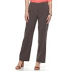 Women's Dana Buchman Pull-on Dress Pants, Size: 6 Short, Med Brown