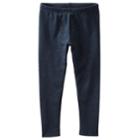 Girls 4-8 Oshkosh B'gosh&reg; Solid Full-length Leggings, Size: 4, Blue (navy)