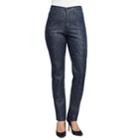 Women's Gloria Vanderbilt Amanda Embroidered Jeans, Size: 12 T/l, Dark Blue