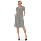 Women's Dana Buchman Notch Collar Dress, Size: Large, Dark Beige