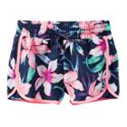 Baby Girl Carter's Print Active Shorts, Size: 8, Ovrfl Oth