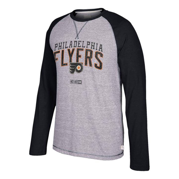 Men's Ccm Philadelphia Flyers Crew Tee, Size: Xxl, Fly Gray