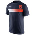 Men's Nike Syracuse Orange Team Stripe Tee, Size: Small, Blue (navy)