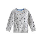 Boys 4-7 No Retreat French Terry Planets & Spaceship Tee, Boy's, Size: 4, Grey (charcoal)