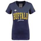Women's Old Time Hockey Buffalo Sabres Annie Tee, Size: Large, Blue (navy)