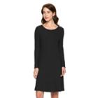 Women's Apt. 9&reg; Ribbed Shift Dress, Size: Small, Black