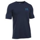 Men's Under Armour Chest Logo Tee, Size: Medium, Blue (navy)