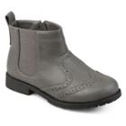 Journee Lennon Boys' Chelsea Boots, Size: 9 T, Grey