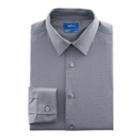 Men's Apt. 9&reg; Slim-fit Premier Flex Collar Stretch Dress Shirt, Size: 16.5-34/35, Dark Grey