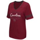 Women's Campus Heritage South Carolina Gamecocks Fair Catch Football Tee, Size: Xl, Med Brown
