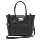 Instyle Front Lock Convertible Tote, Women's, Black