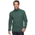 Men's Croft & Barrow&reg; Classic-fit Turtleneck, Size: Large, Dark Green