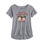 Disney's Tsum Tsum Girls 7-16 Graphic Tee, Size: Xl, Med Grey