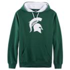 Men's Campus Heritage Michigan State Spartans Logo Hoodie, Size: Xl, Dark Green