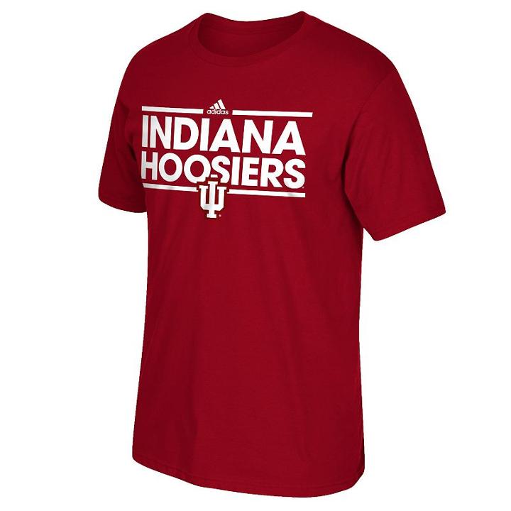 Men's Adidas Indiana Hoosiers Dassler Tee, Size: Large, Red