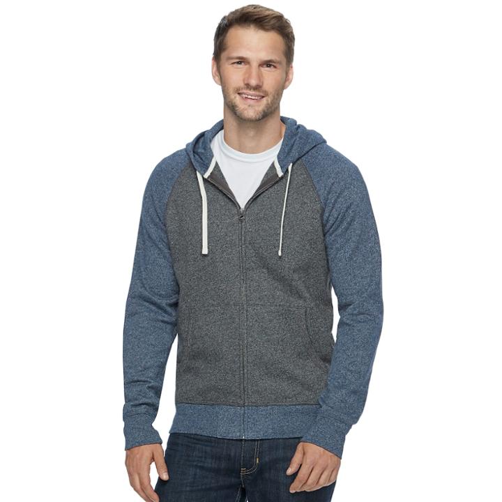 Men's Sonoma Goods For Life&trade; Classic-fit Supersoft Fleece Hoodie, Size: Large, Oxford