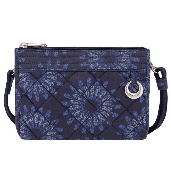 Travelon Anti-theft Boho Clutch Crossbody Bag, Women's, Clrs