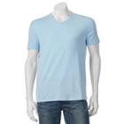 Men's Apt. 9 Solid V-neck Tee, Size: Small, Med Blue