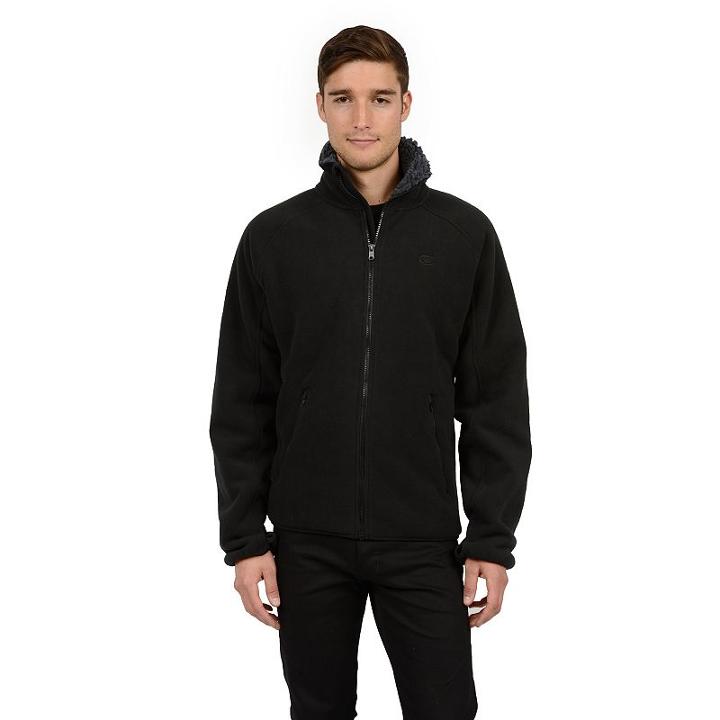 Men's Champion Microfleece Performance Jacket, Size: Xl, Black