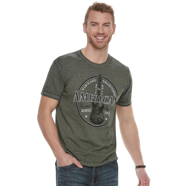 Men's Rock & Republic&reg;graphic Tee, Size: Xxl, Dark Green