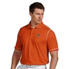 Men's Antigua Houston Dynamo Icon Desert-dry Tonal-striped Performance Polo, Size: Xxl, Brt Orange