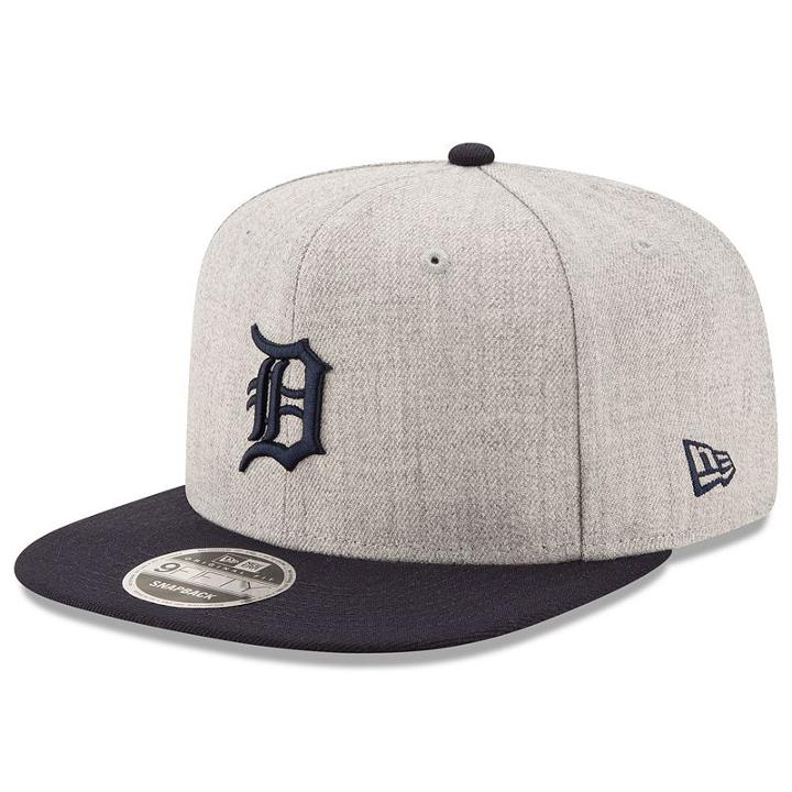 Adult New Era Detroit Tigers 9fifty Heather Action Snapback Cap, Ovrfl Oth