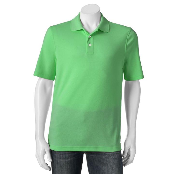 Men's Croft & Barrow&reg; Signature Polo, Size: Xl, Med Green