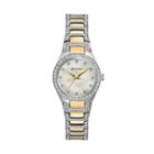 Bulova Women's Crystal Two-tone Stainless Steel Watch - 98l198, Multicolor