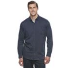 Big & Tall Croft & Barrow&reg; Classic-fit Stretch Button-down Shirt, Men's, Size: Xl Tall, Blue