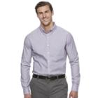 Big & Tall Croft & Barrow&reg; Classic-fit Stretch Woven Button-down Shirt, Men's, Size: 2xb, Purple