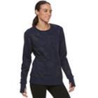 Women's Tek Gear&reg; Crew Neck Fleece Sweatshirt, Size: Xl, Dark Blue