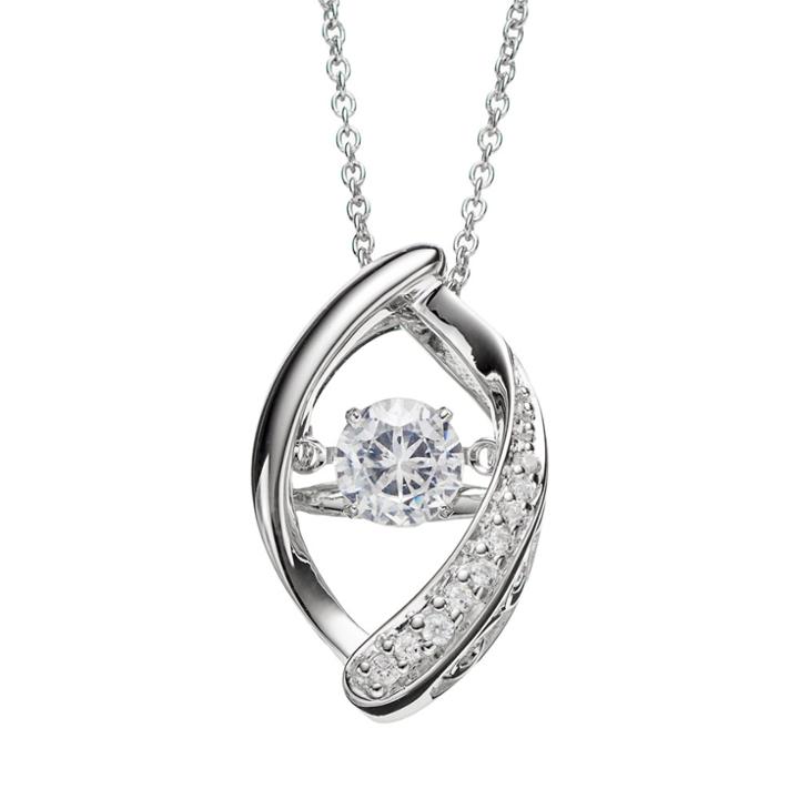 Floating Diamonluxe 5/8 Carat T.w. Simulated Diamond Sterling Silver Marquise Pendant Necklace, Women's