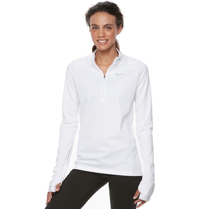 Women's Nike Flash Running Top, Size: Small, White