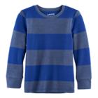 Boys 4-10 Jumping Beans&reg; Striped Sweater, Size: 5, Dark Blue