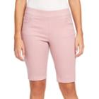 Women's Gloria Vanderbilt Avery Pull-on Bermuda Jean Shorts, Size: 6, Dark Pink