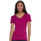 Women's Apt. 9&reg; Essential V-neck Tee, Size: Large, Dark Pink