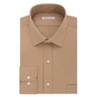 Big & Tall Van Heusen Regular-fit Flex Collar Pincord Wrinkle-free Dress Shirt, Men's, Size: 17.5 35-36, Med Orange