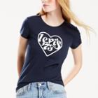 Women's Levi's&reg; Heart Logo Tee, Size: Xl, Dark Blue