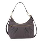 Travelon Anti-theft Signature Hobo Bag, Women's, Grey