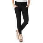 Juniors' Denizen From Levi's Zipper Cuff Moto Jogger Jeans, Teens, Size: 5, Black