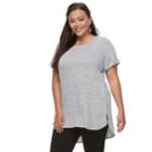 Plus Size Apt. 9&reg; High-low Tunic, Women's, Size: 2xl, Natural