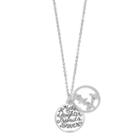 Silver Expressions By Larocks Silver Plated Mother Daughter Pendant, Women's