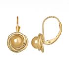Everlasting Gold 14k Gold Ball Drop Earrings, Women's, Yellow