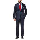 Men's Haggar&reg; Travel Performance Tailored-fit Suit Jacket, Size: 44 - Regular, Blue (navy)