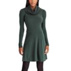 Women's Chaps Cowlneck Sweater Dress, Size: Xl, Green
