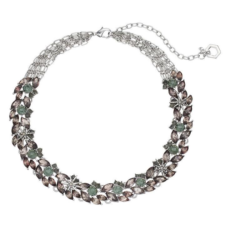 Simply Vera Vera Wang Starburst Multi Strand Necklace, Women's, Blue