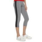 Madden Nyc Juniors' Colorblock Side Panel Capris, Girl's, Size: Small, Grey Other